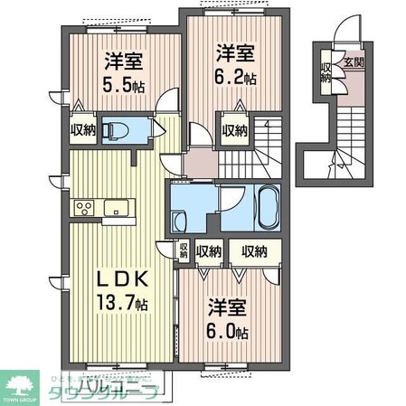 カメリアの物件間取画像
